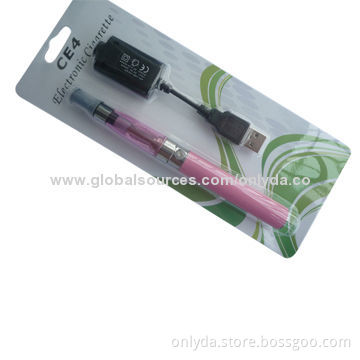 eGo CE4 E-cigarettes with Double Kit Packing, CE, RoHS, FCC and SGS Marks